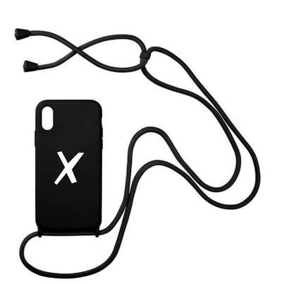 X Case necklace | Laundry White Logo