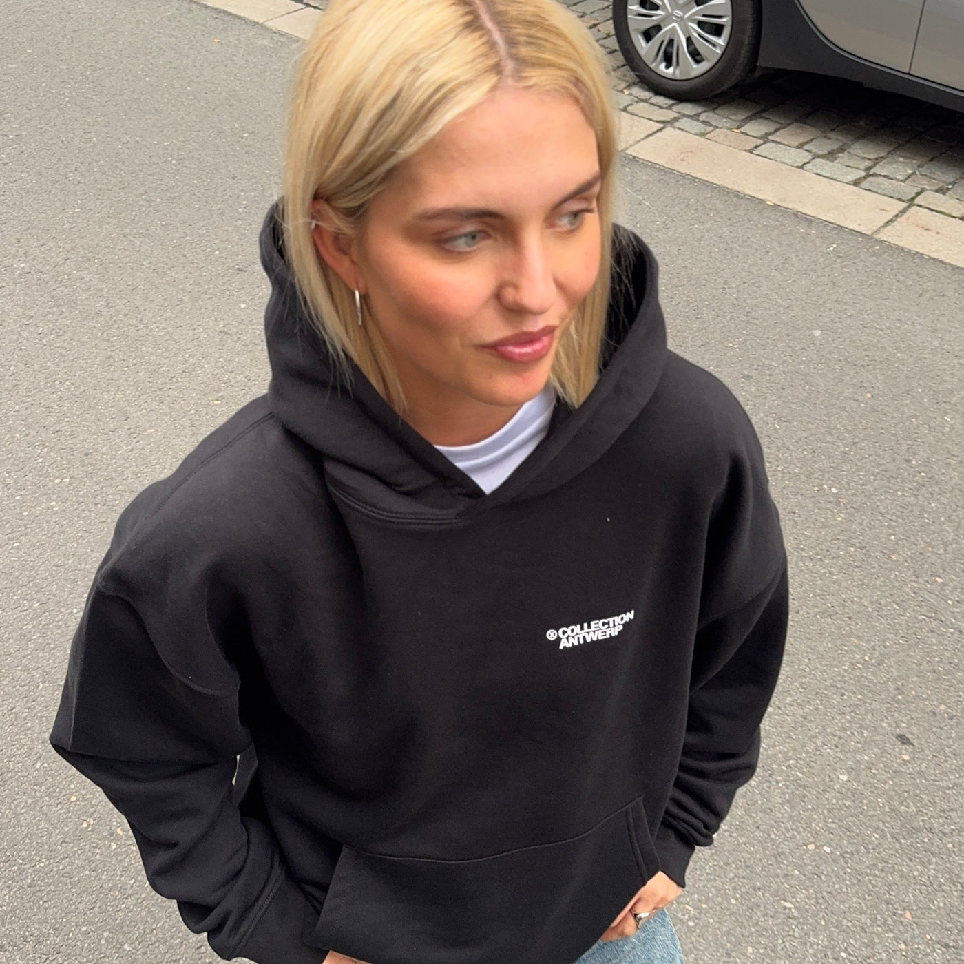 Relaxed Hoodie front and backprint